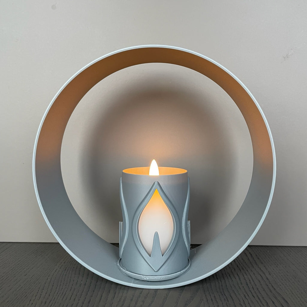RingDekor med Flamme LED-lysholder