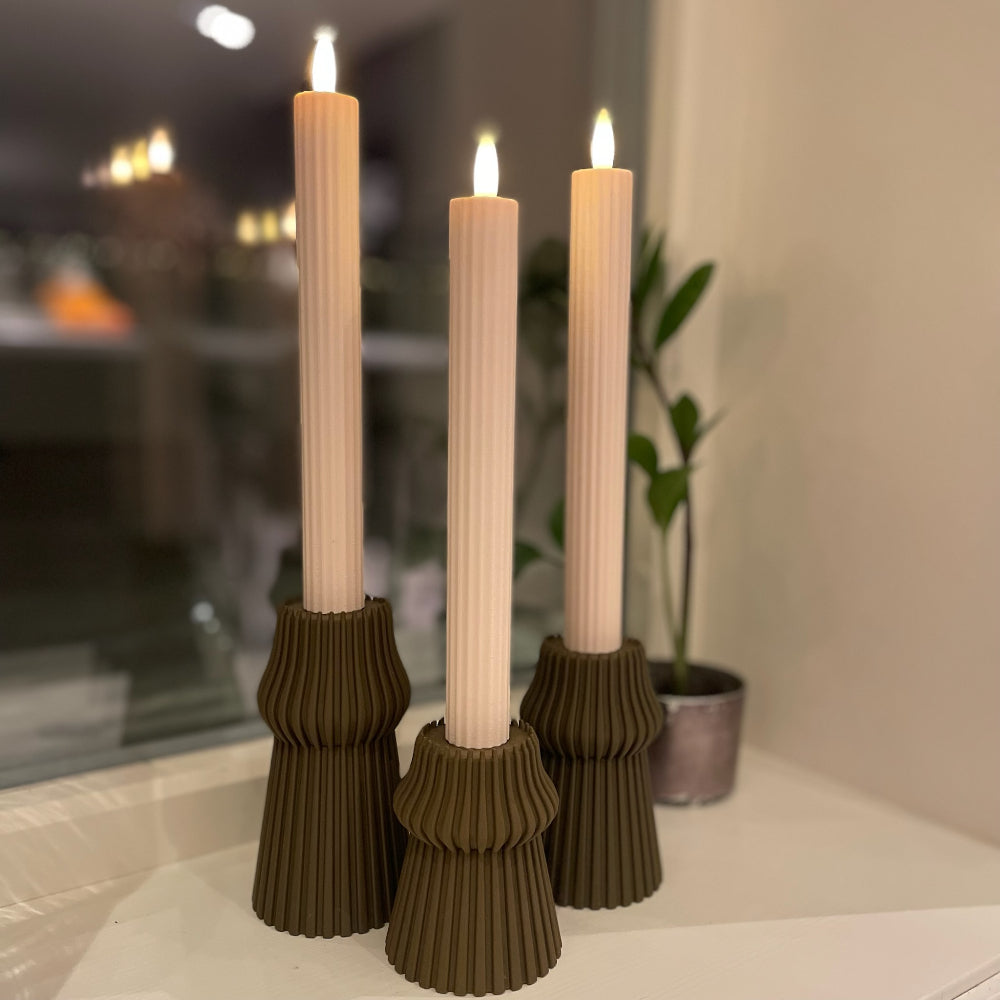 Saluda RILLE LED kronelysestake