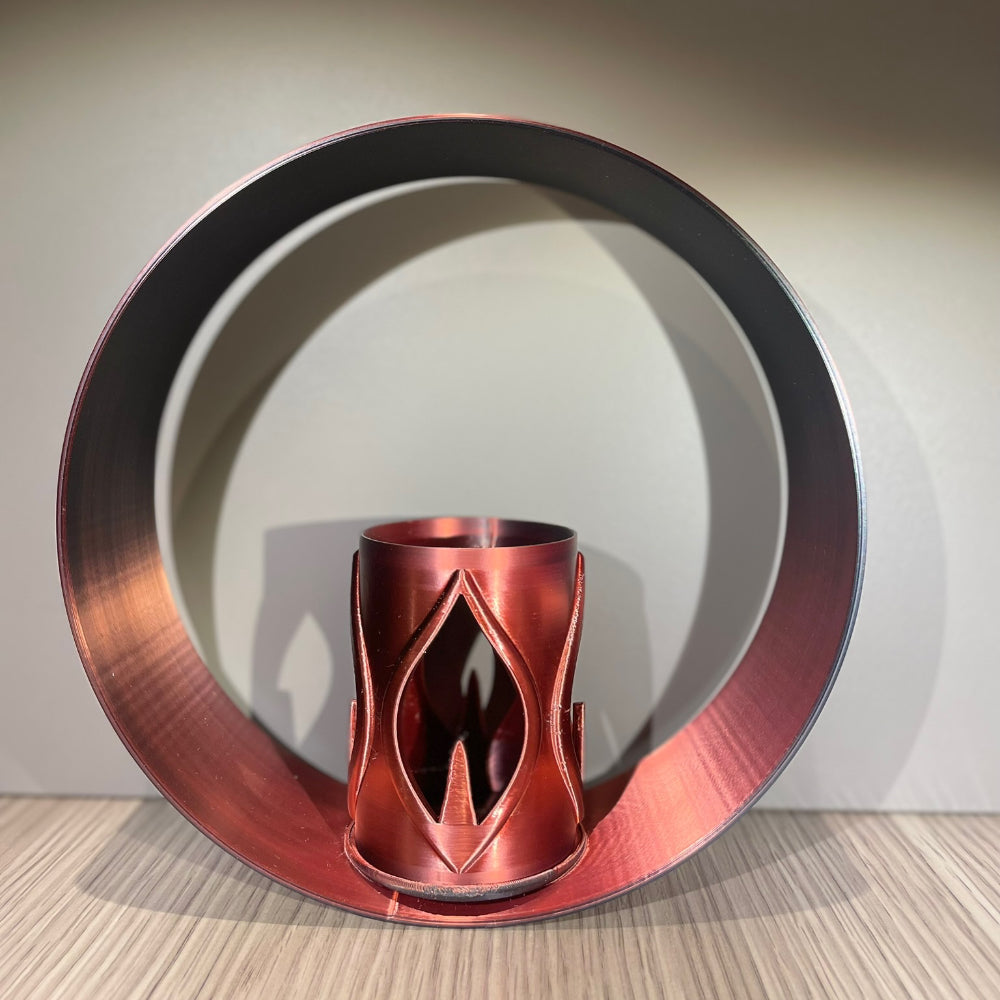 RingDekor med Flamme LED-lysholder
