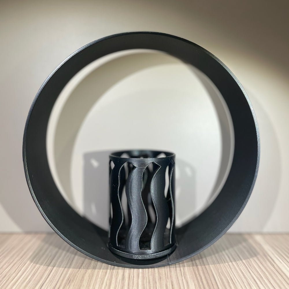 RingDekor med Bølge Rett LED-lysholder