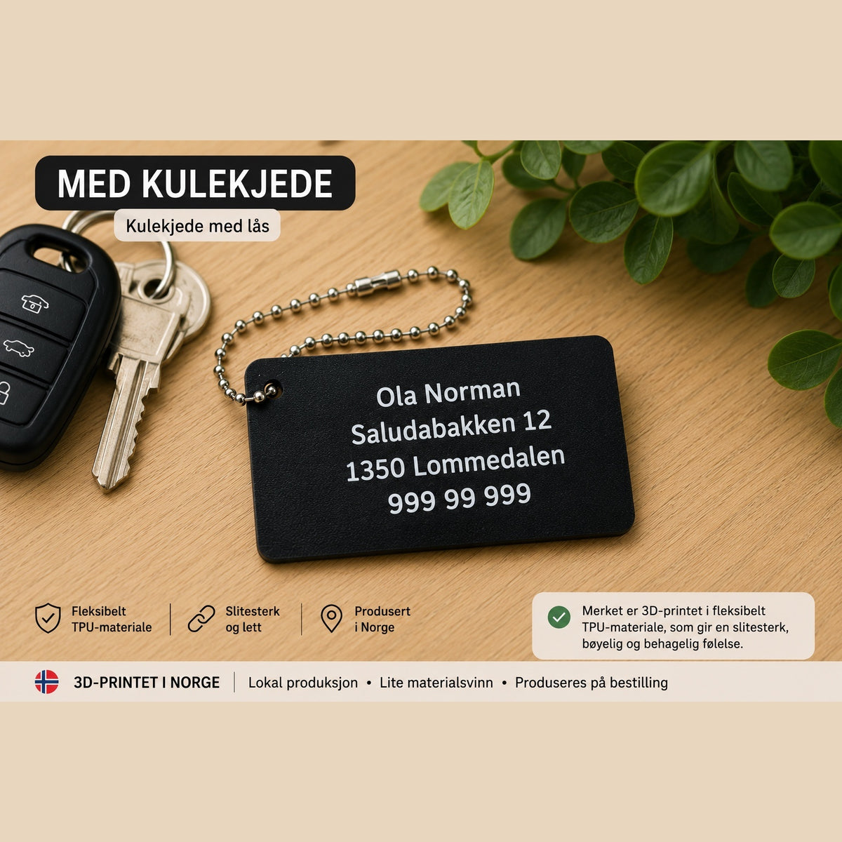 Saluda MERK – Personlig merkelapp i TPU