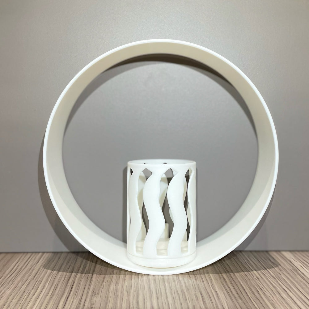 RingDekor med Bølge Rett LED-lysholder