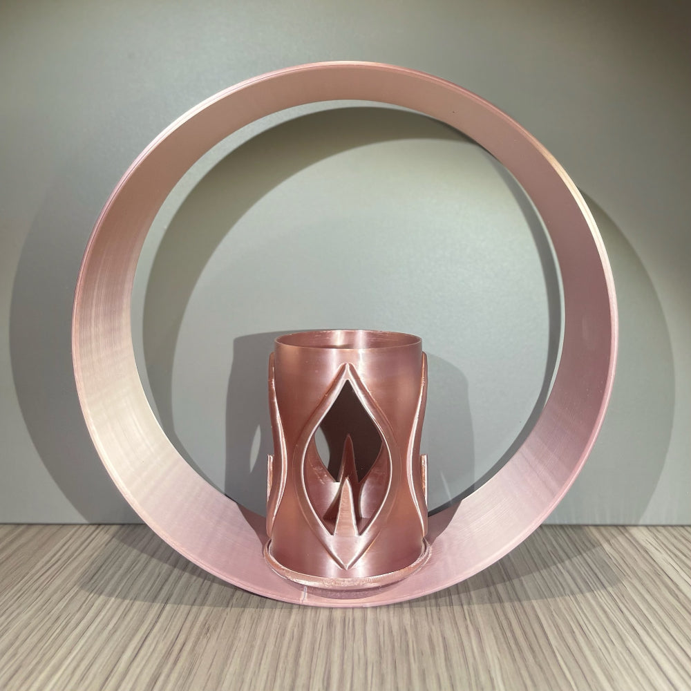 RingDekor med Flamme LED-lysholder