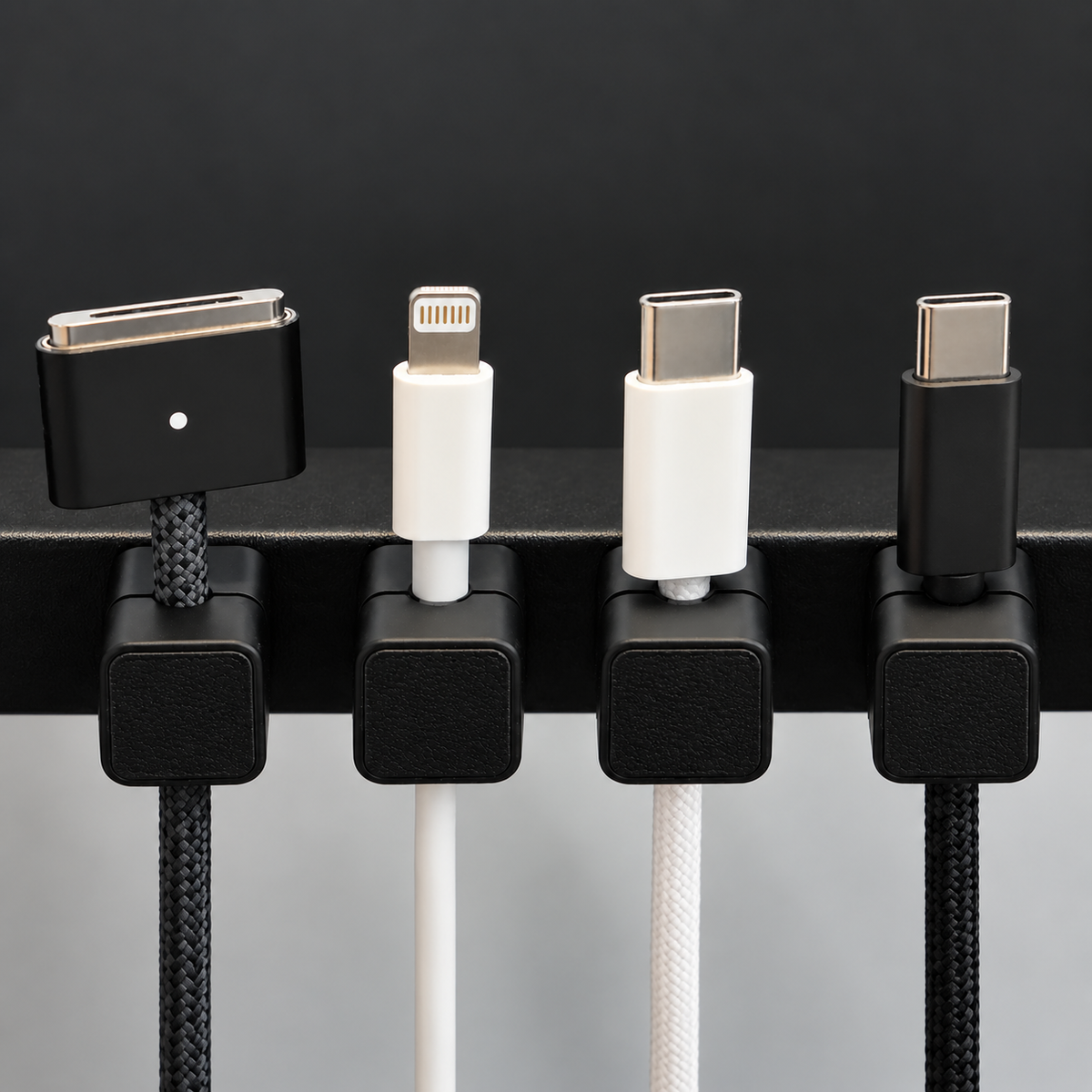 Saluda MagClip – Magnetisk kabelholder til ladekabler