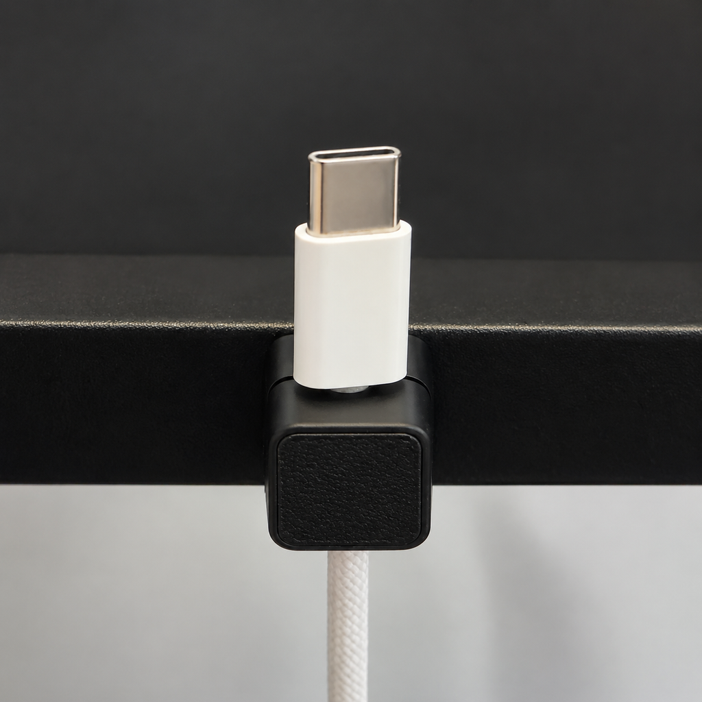 Saluda MagClip – Magnetisk kabelholder til ladekabler