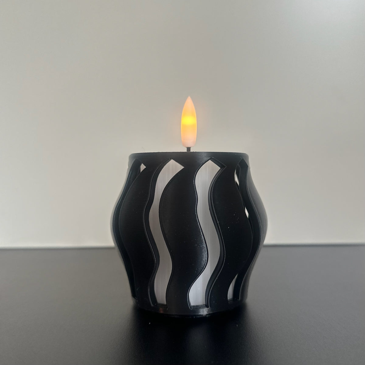 LED-lysholder - Bølge kurv