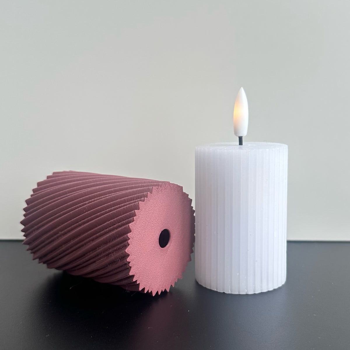 Saluda CoverLED TWIST - LED-Kubbelys Medium